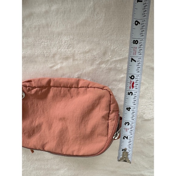 lululemon belt bag storm teal Everywhere Wordmark Crossbody 1L Womens Cognac Brown Leather new_arrivals Interior Pockets Hold The Color:Jeans